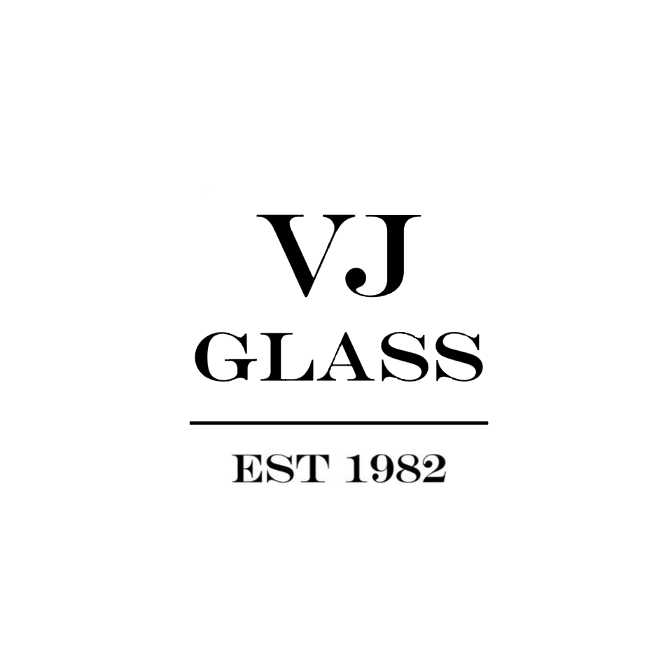 VJ Glass Logo White